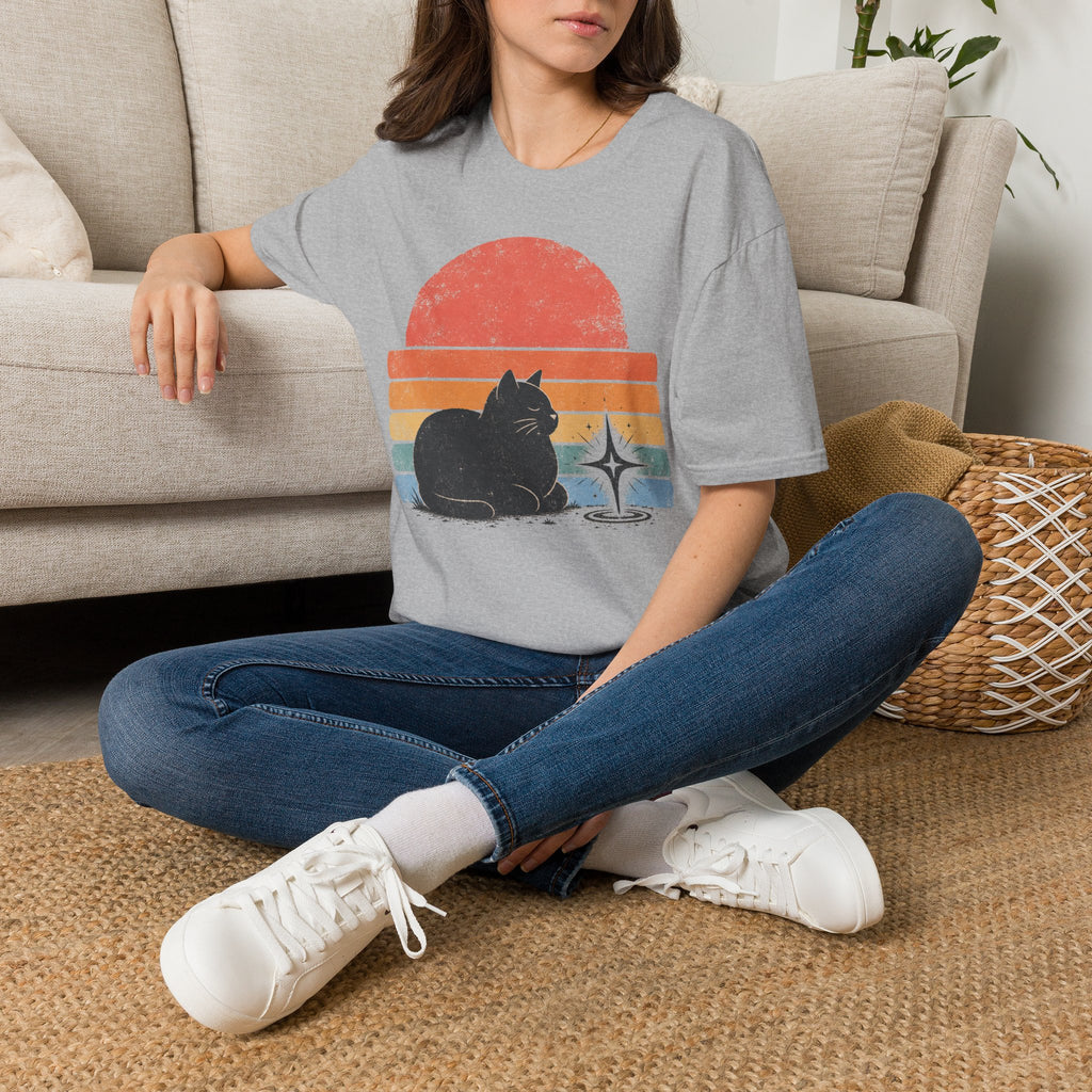 Save Point Sunset Cat T-SHIRT