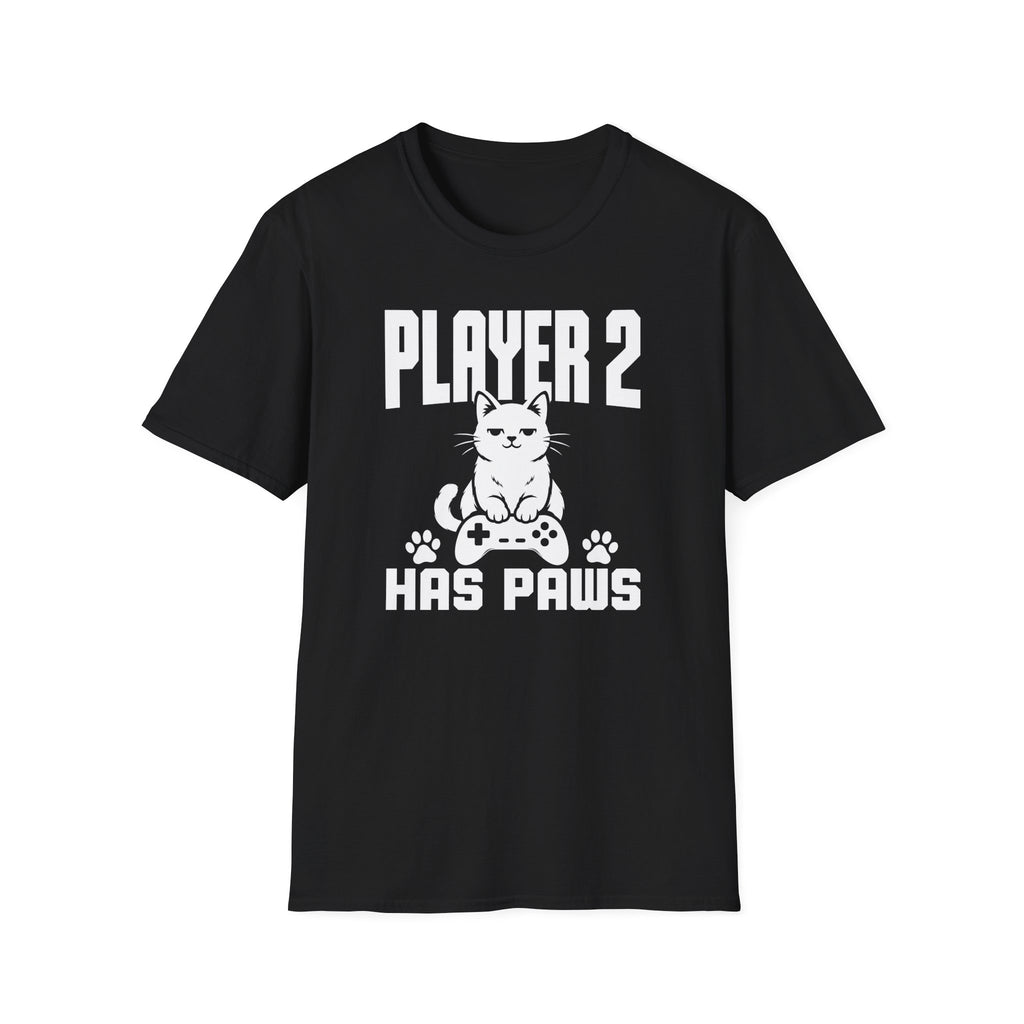 Player 2 Has Paws T-shirt