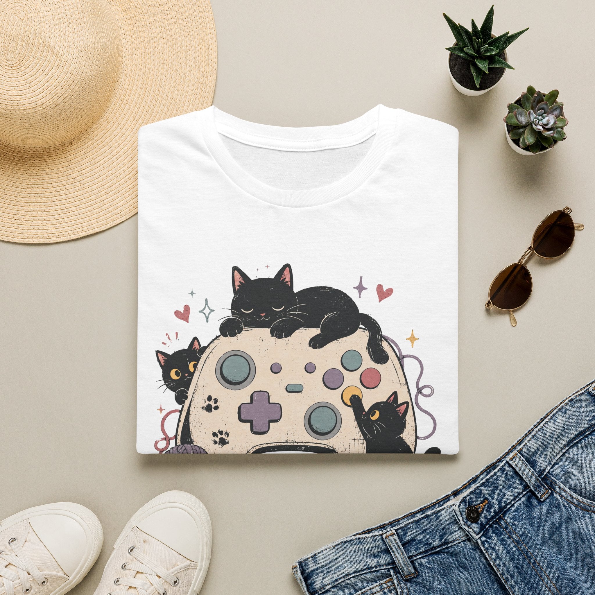 Cat Controller Chaos T-shirt