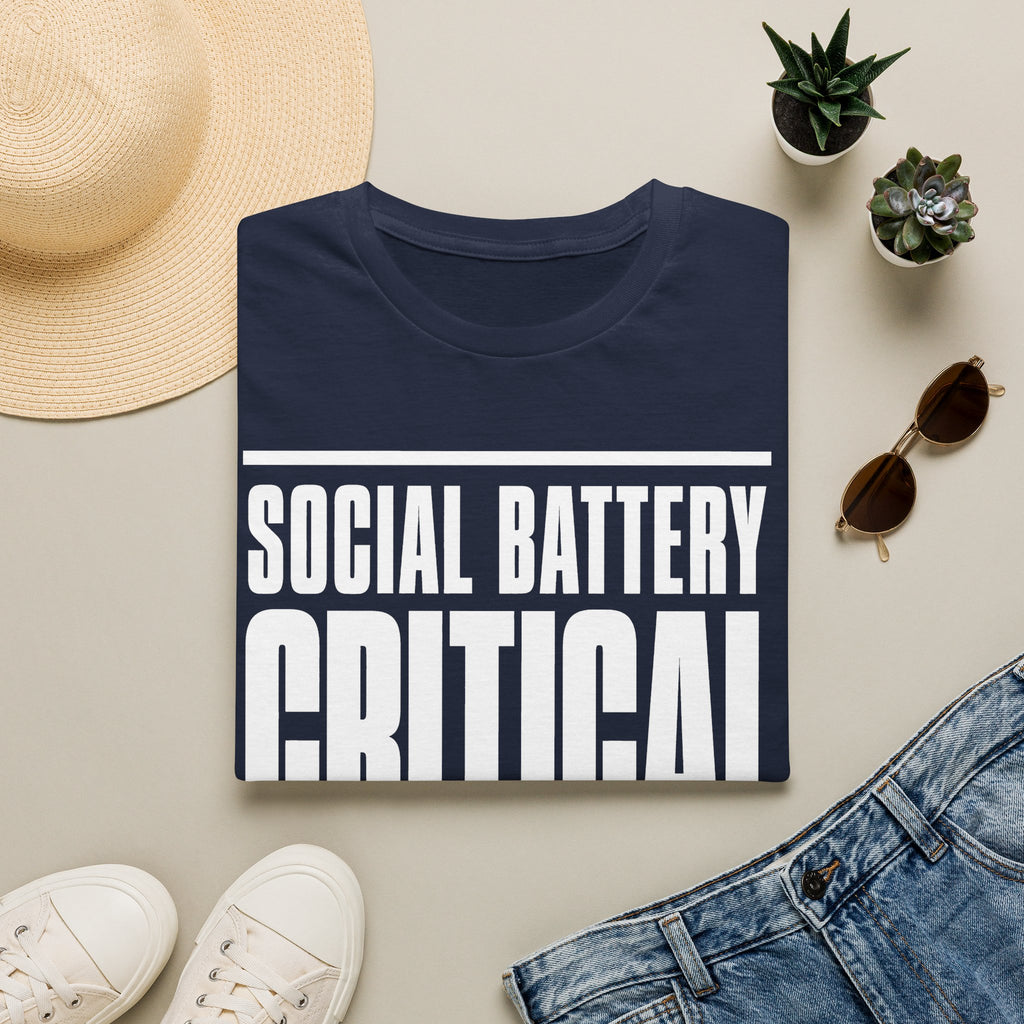 Social Battery Critical - Do Not Perform Side Quests T-shirt