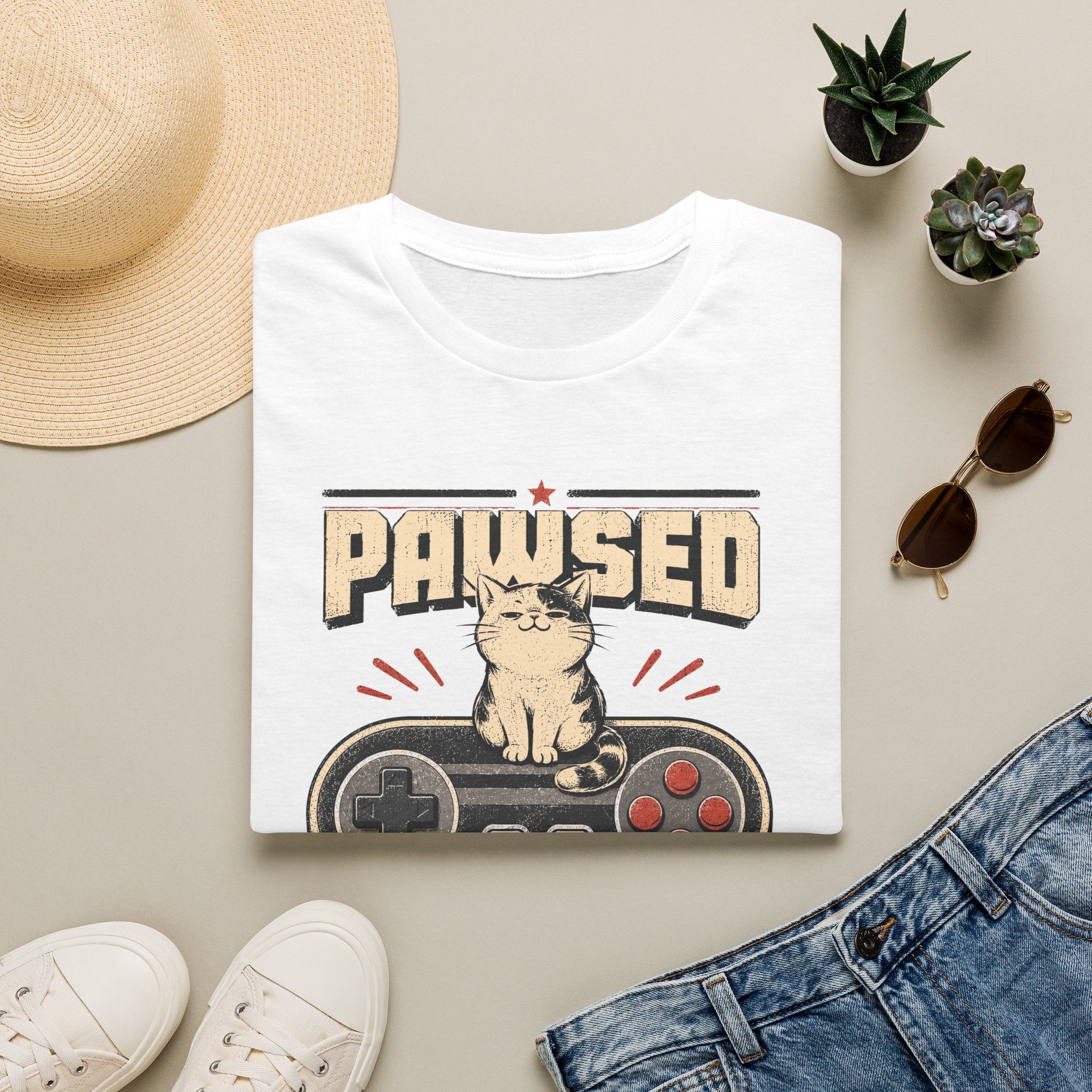 Pawsed The Game T-shirt