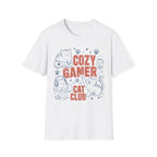 Cozy Gamer Cat Club T-SHIRT