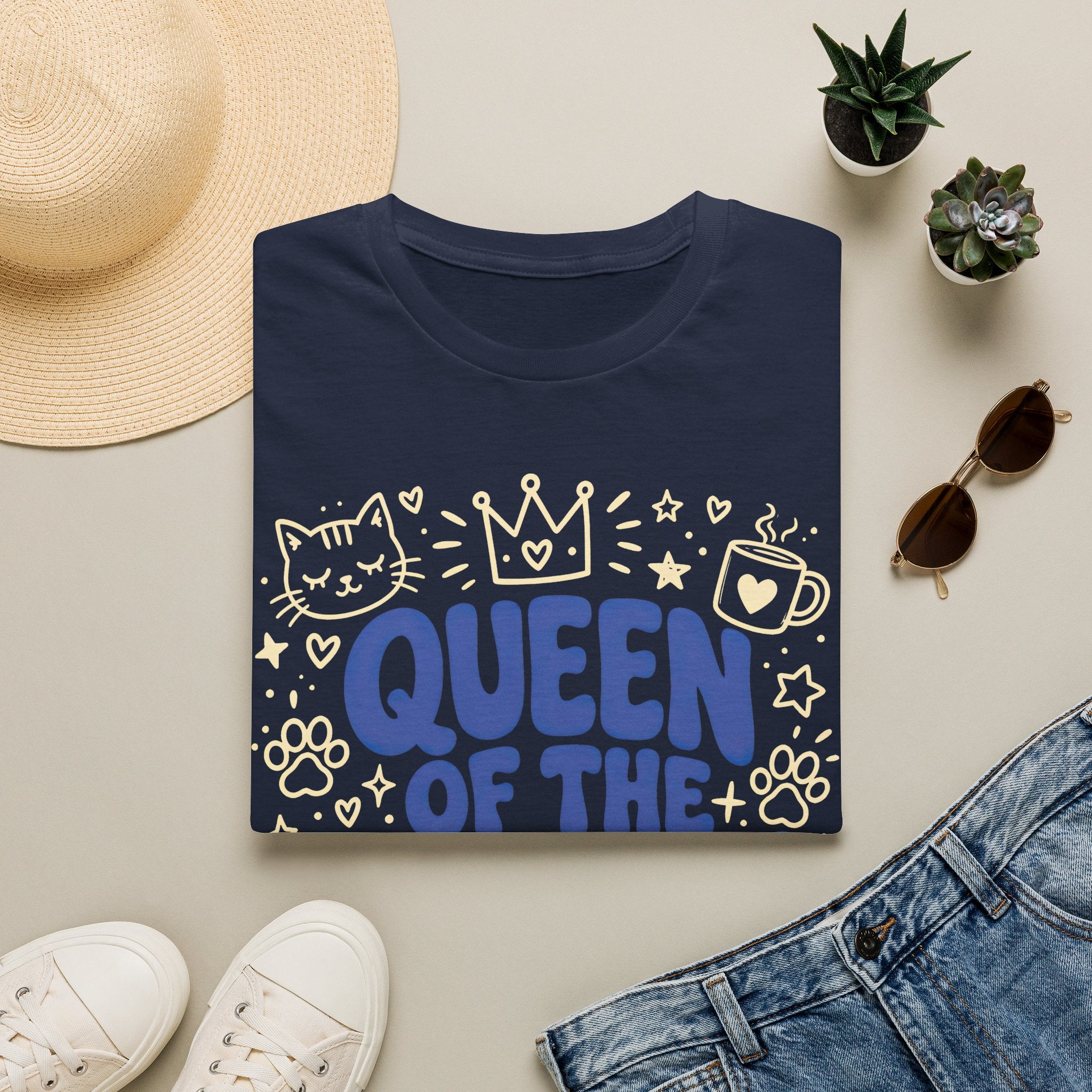 Queen Of The Cozy Chaos T-SHIRT