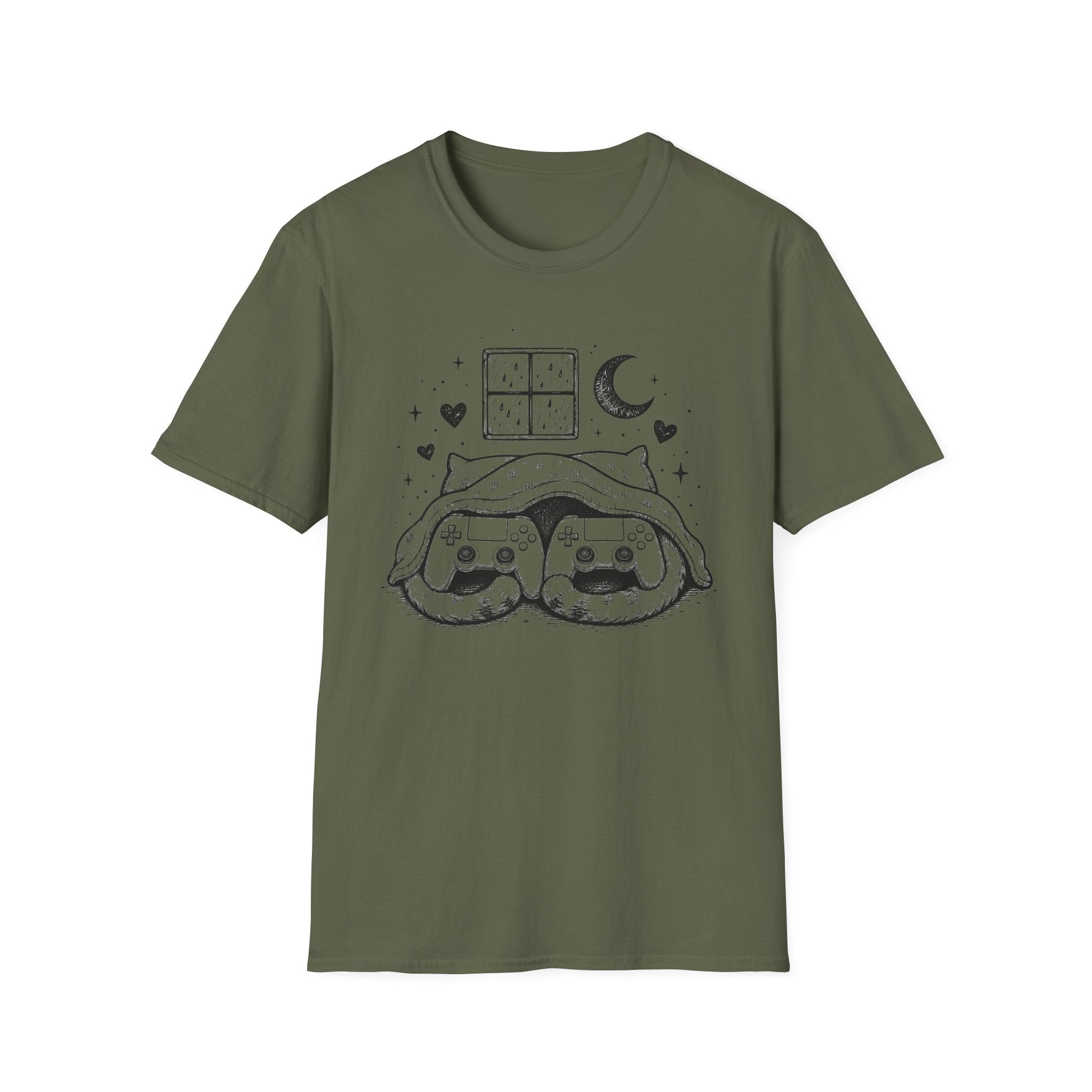 Rainy Night Controller Pair T-shirt