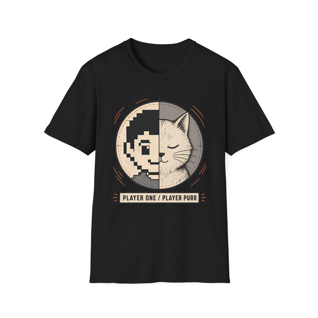 Player One Player Purr T-SHIRT