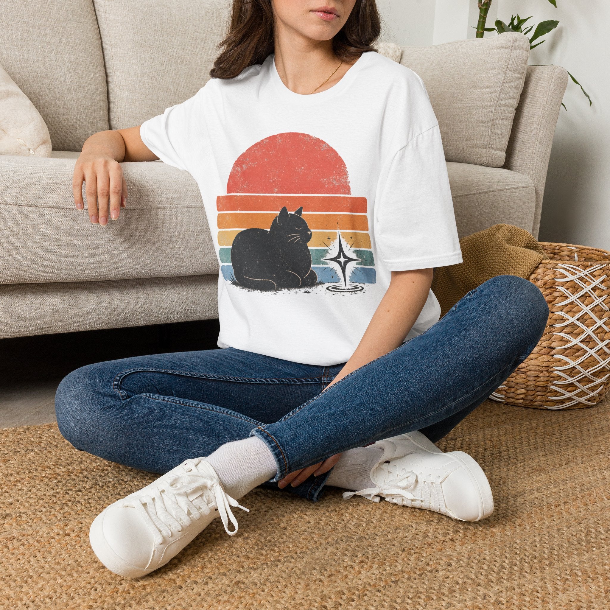 Save Point Sunset Cat T-SHIRT