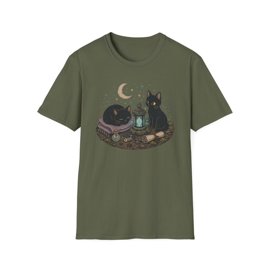 Cozy Save Point Cats T-shirt