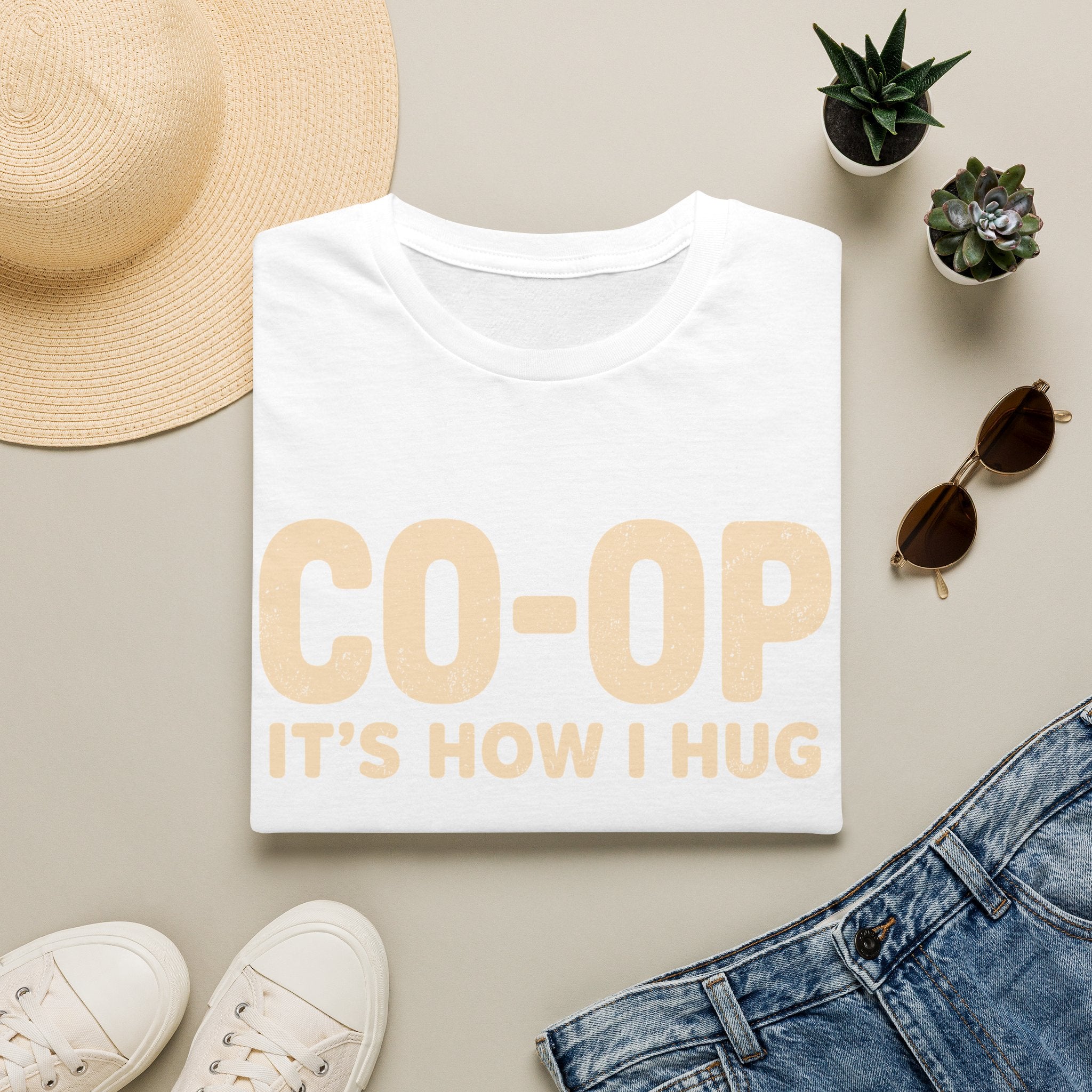 Co-Op Its How I Hug T-SHIRT