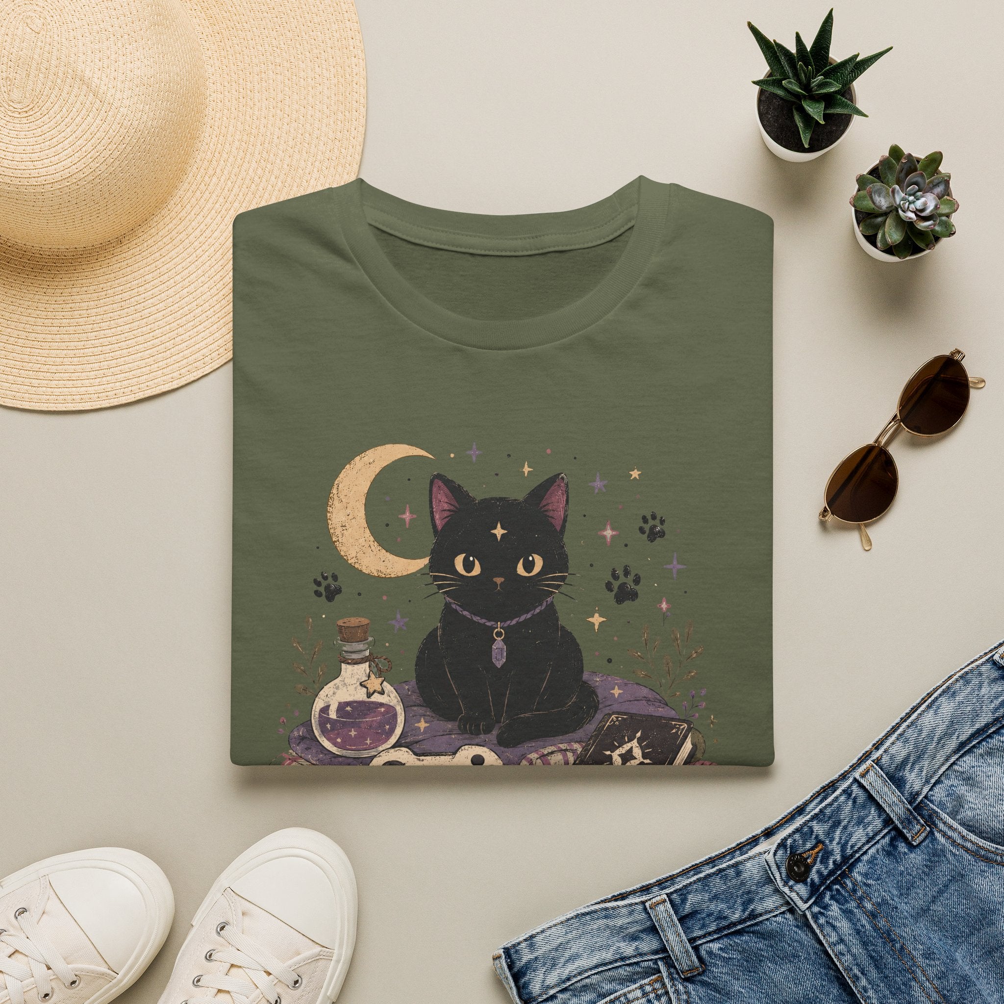 Witchy Gamer Familiar T-shirt