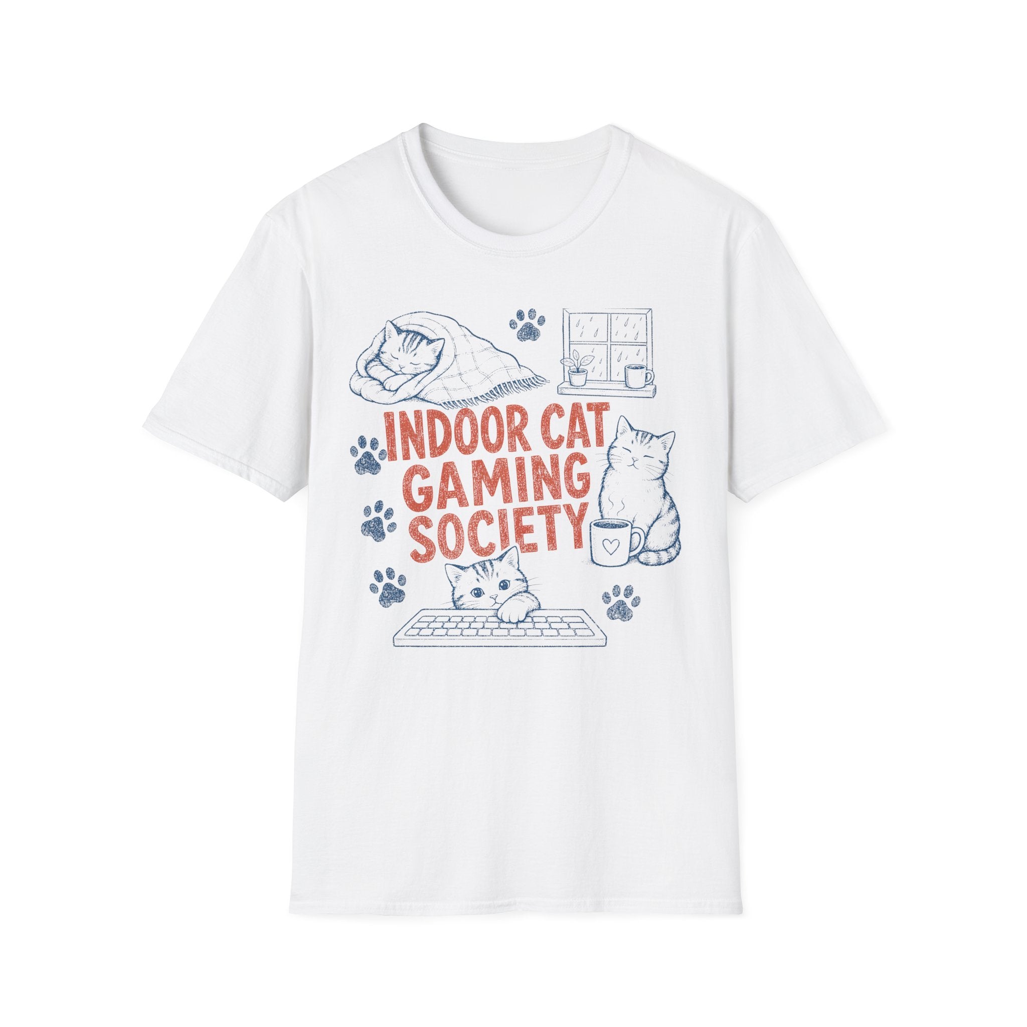 Indoor Cat Gaming Society T-SHIRT