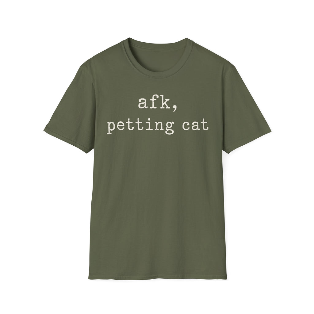 AFK Petting Cat T-SHIRT