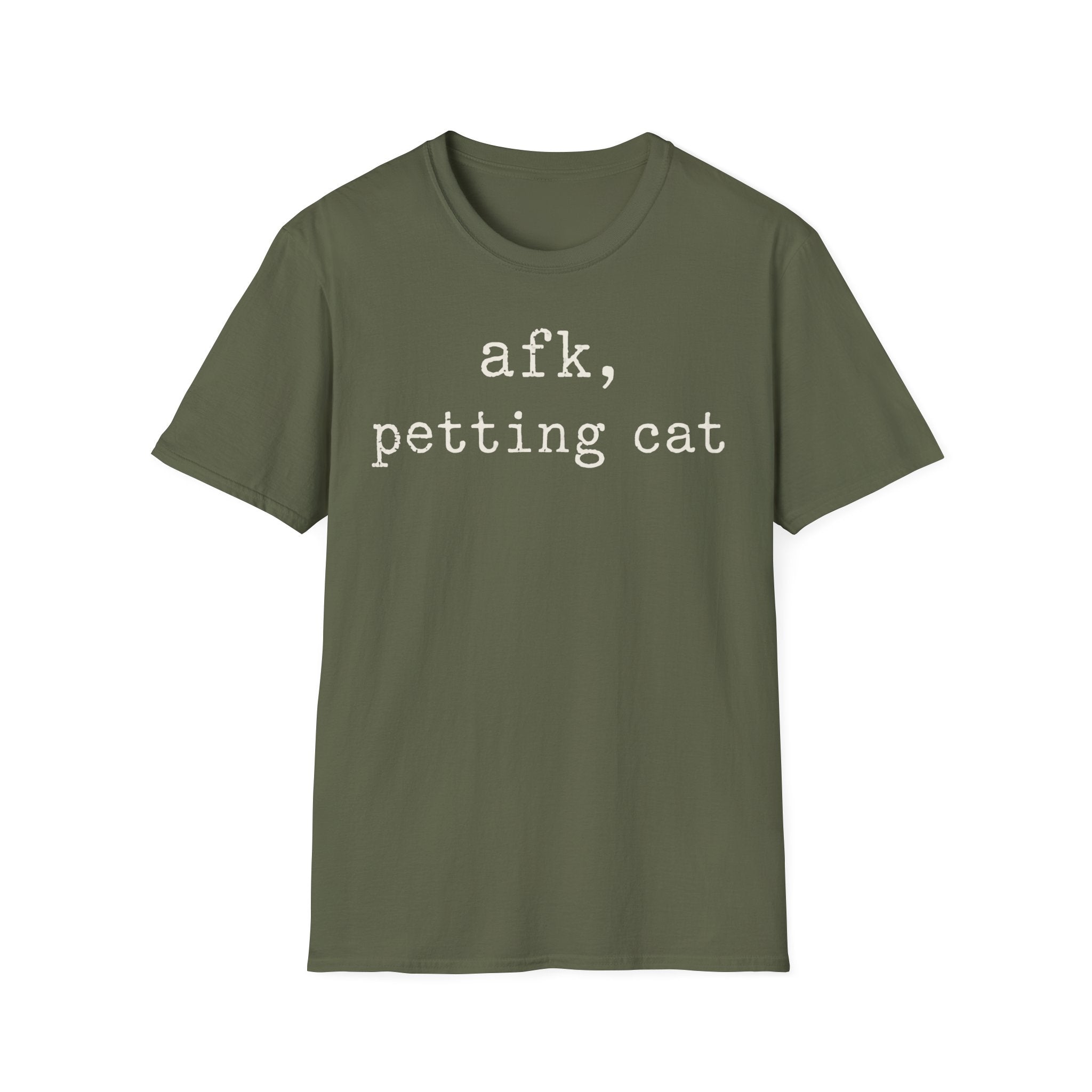 AFK Petting Cat T-SHIRT