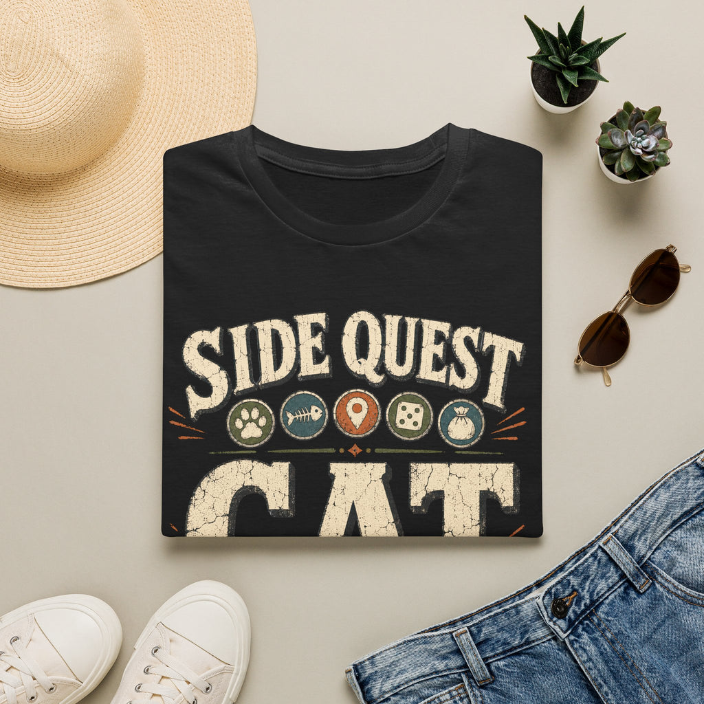 Side Quest Cat T-shirt