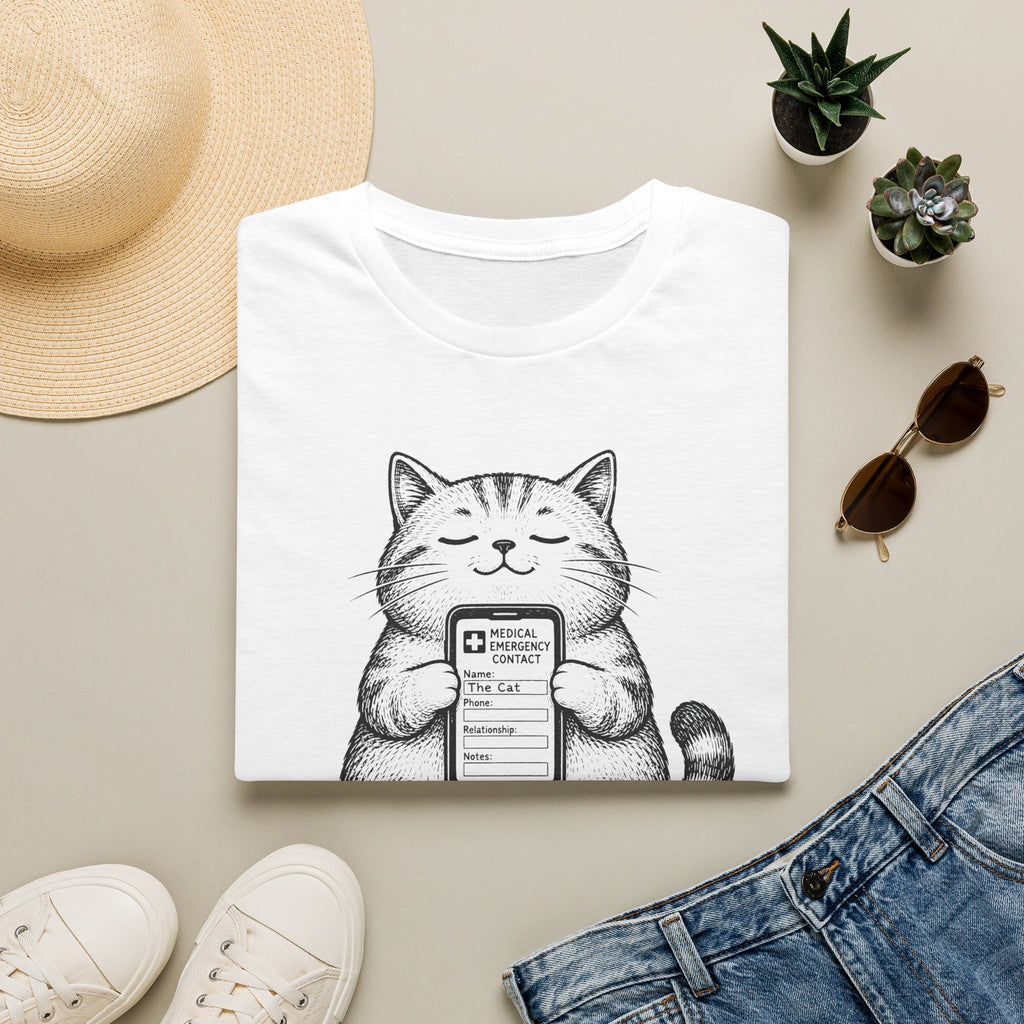 My Cat Is My Emergency Contact T-shirt