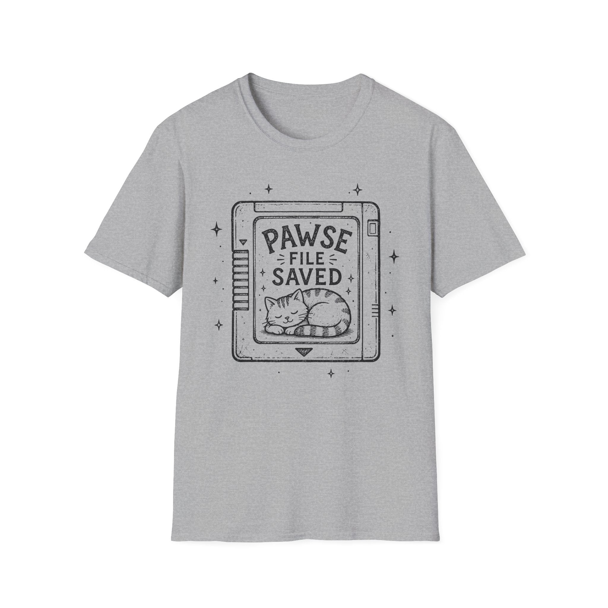 Pawse File Saved T-shirt