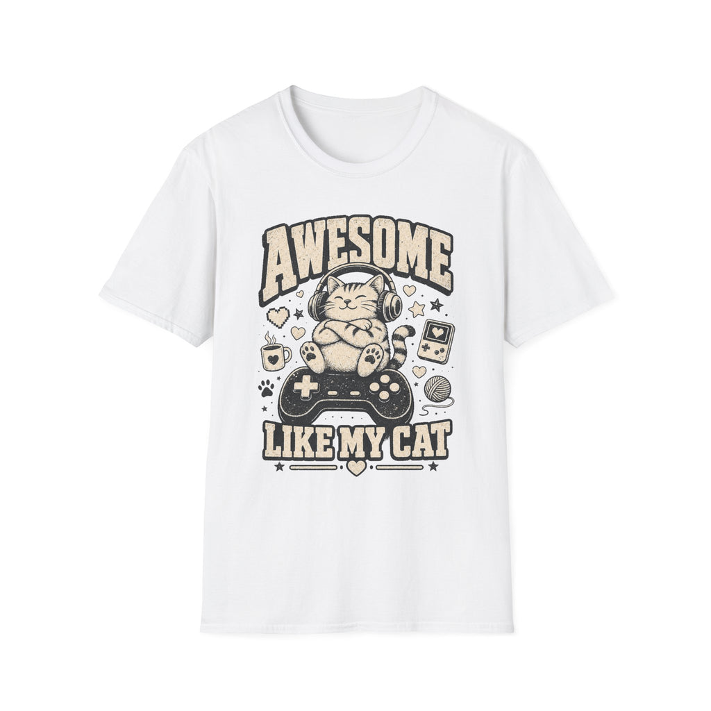Cozy Gamer Cat Approval Stamp T-SHIRT