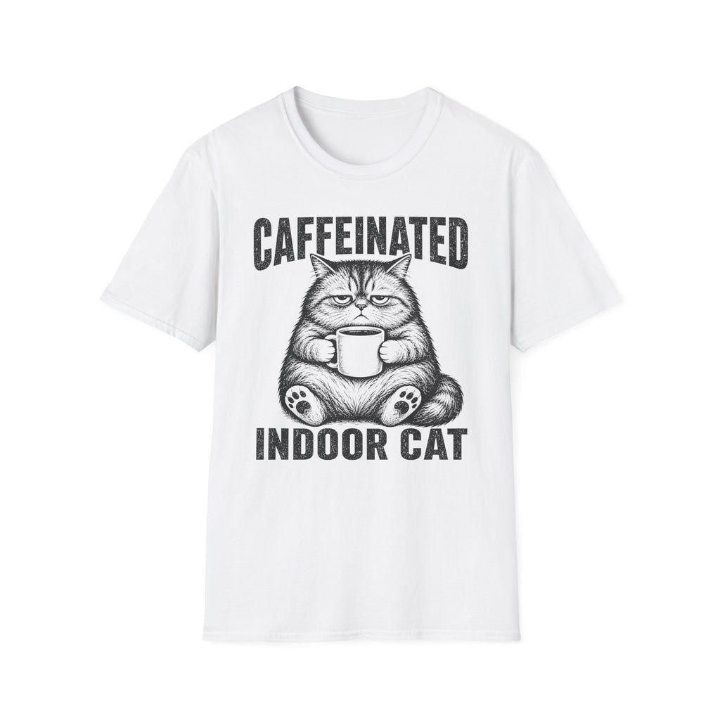 Caffeinated Indoor Cat T-SHIRT