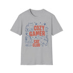Cozy Gamer Cat Club T-SHIRT
