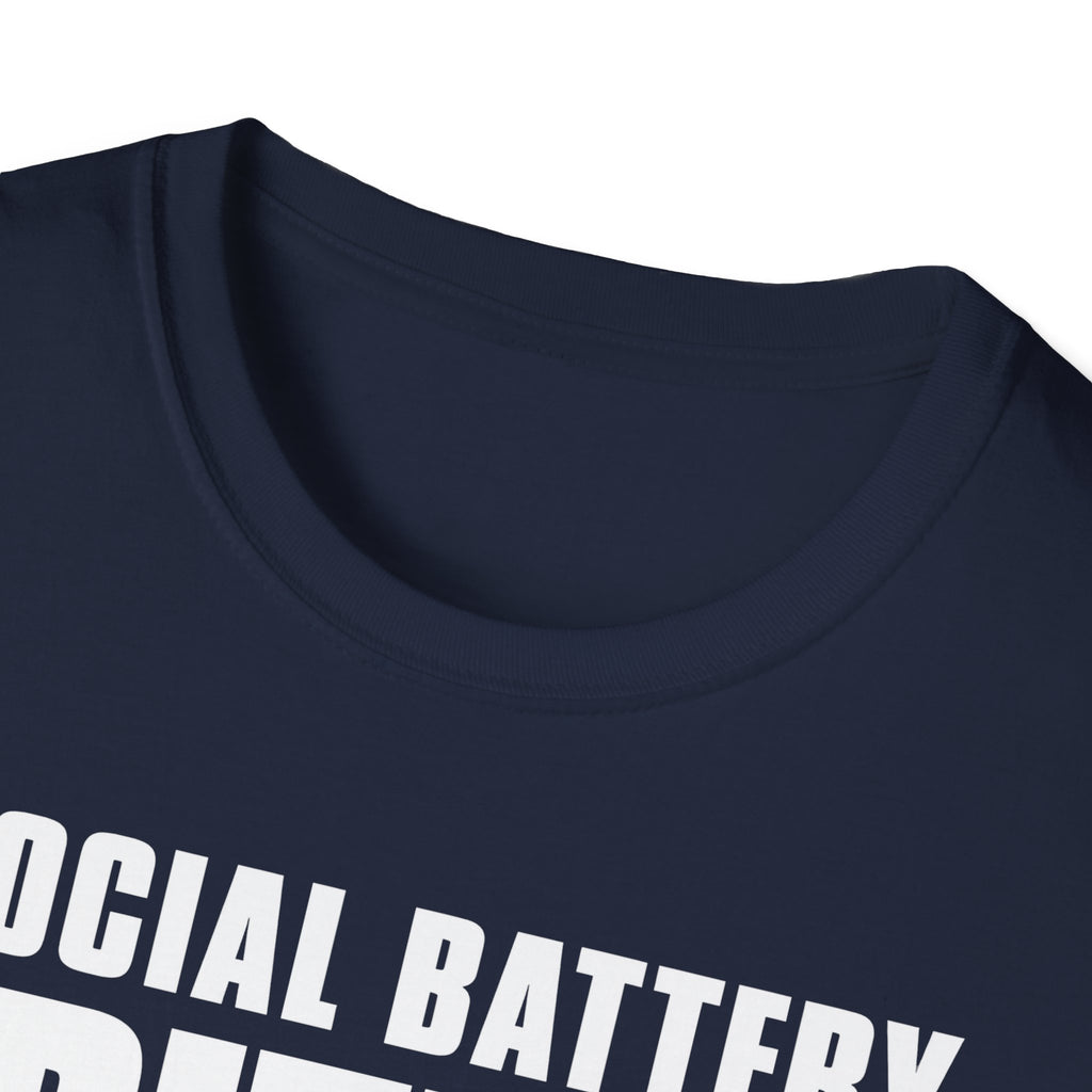 Social Battery Critical T-shirt