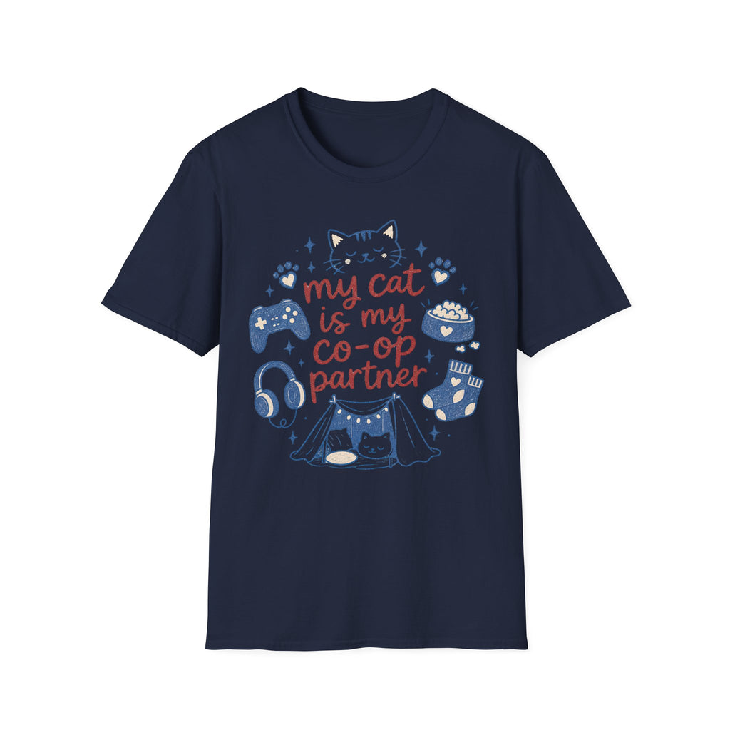 My Cat Is My Co-Op Partner T-SHIRT