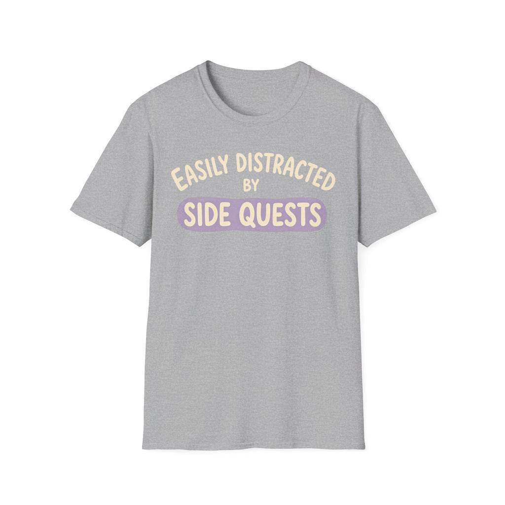 Easily Distracted By Side Quests - Highlight T-SHIRT