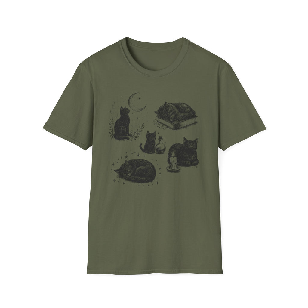 Cozy Familiar Sketch Sheet T-SHIRT