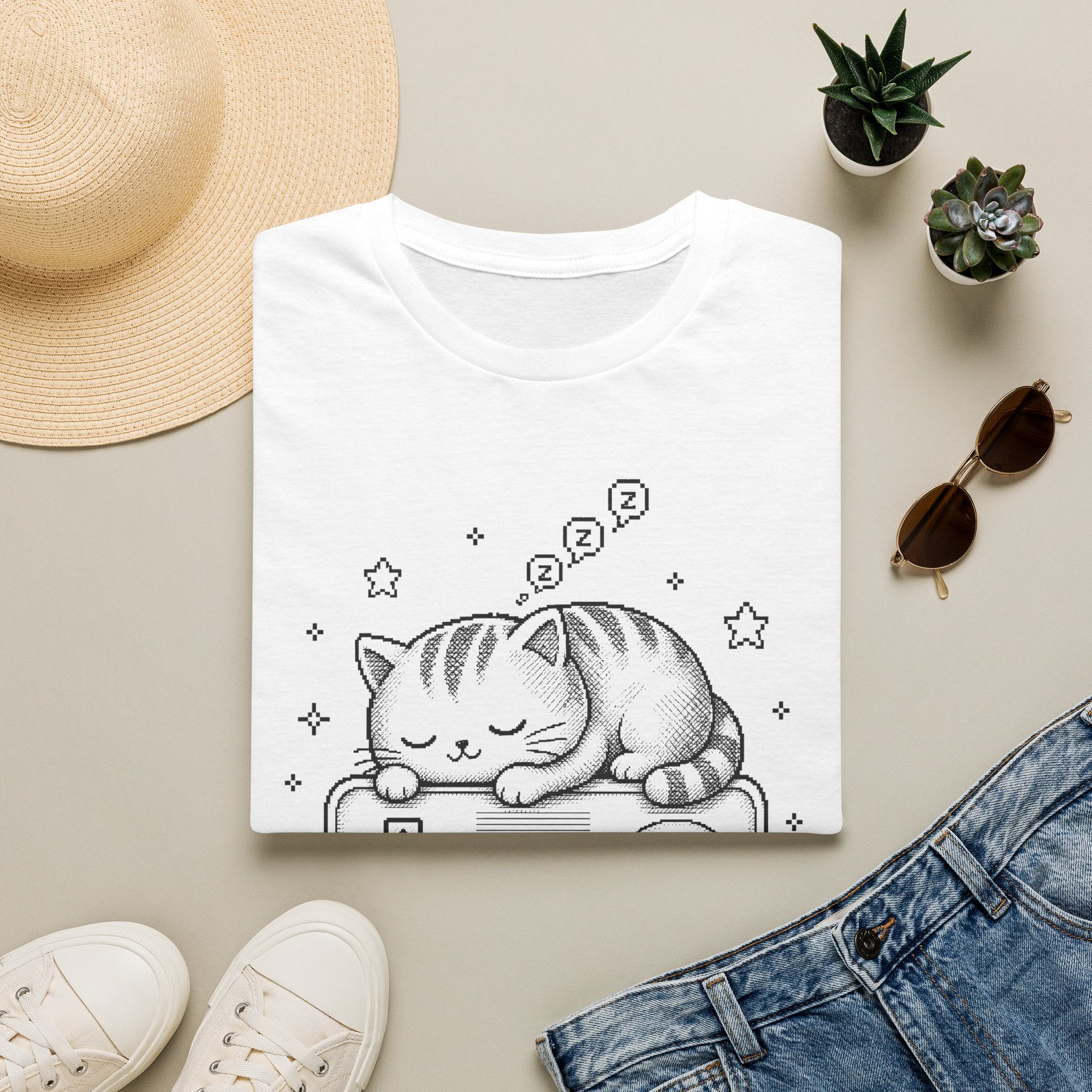 Sleepy Cat T-shirt