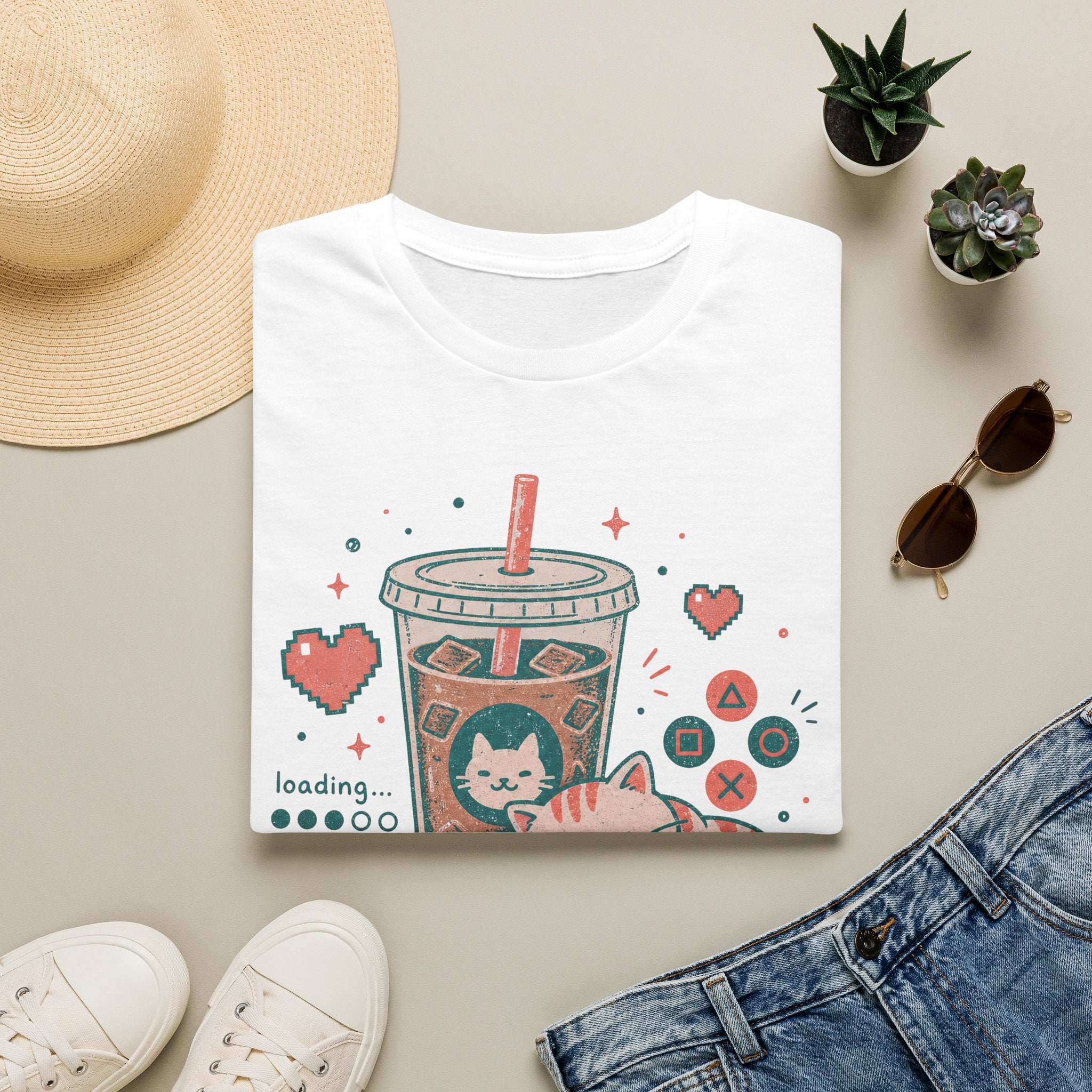 Coffee First Quest Later T-SHIRT