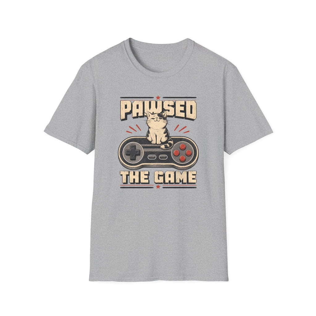 Pawsed The Game T-shirt