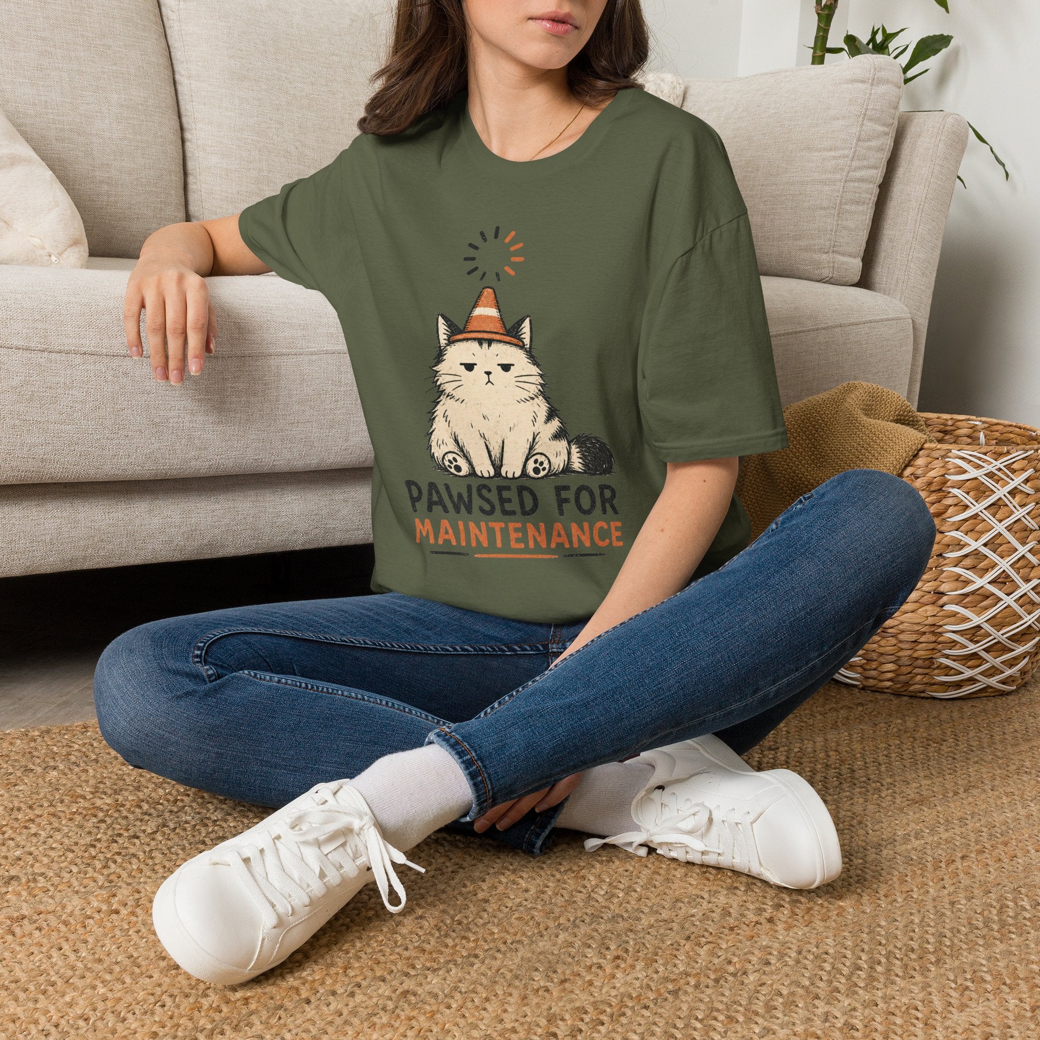 Pawsed For Maintenance T-SHIRT