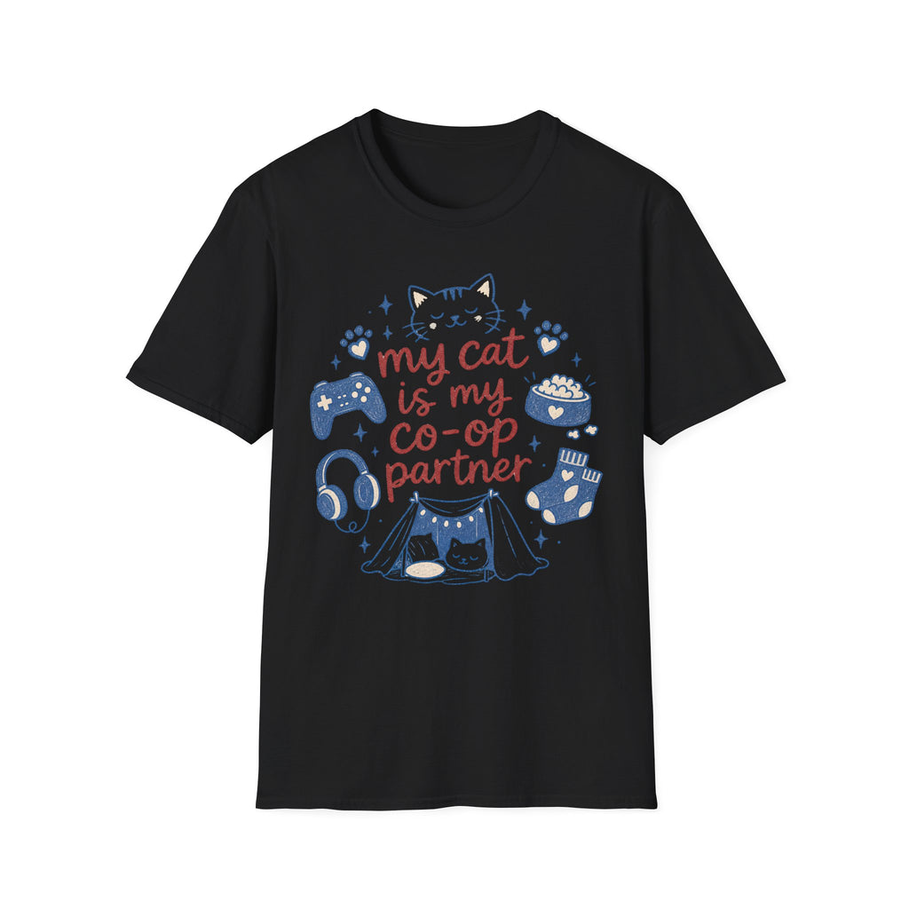 My Cat Is My Co-Op Partner T-SHIRT