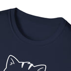Sleepy Player Cat T-shirt