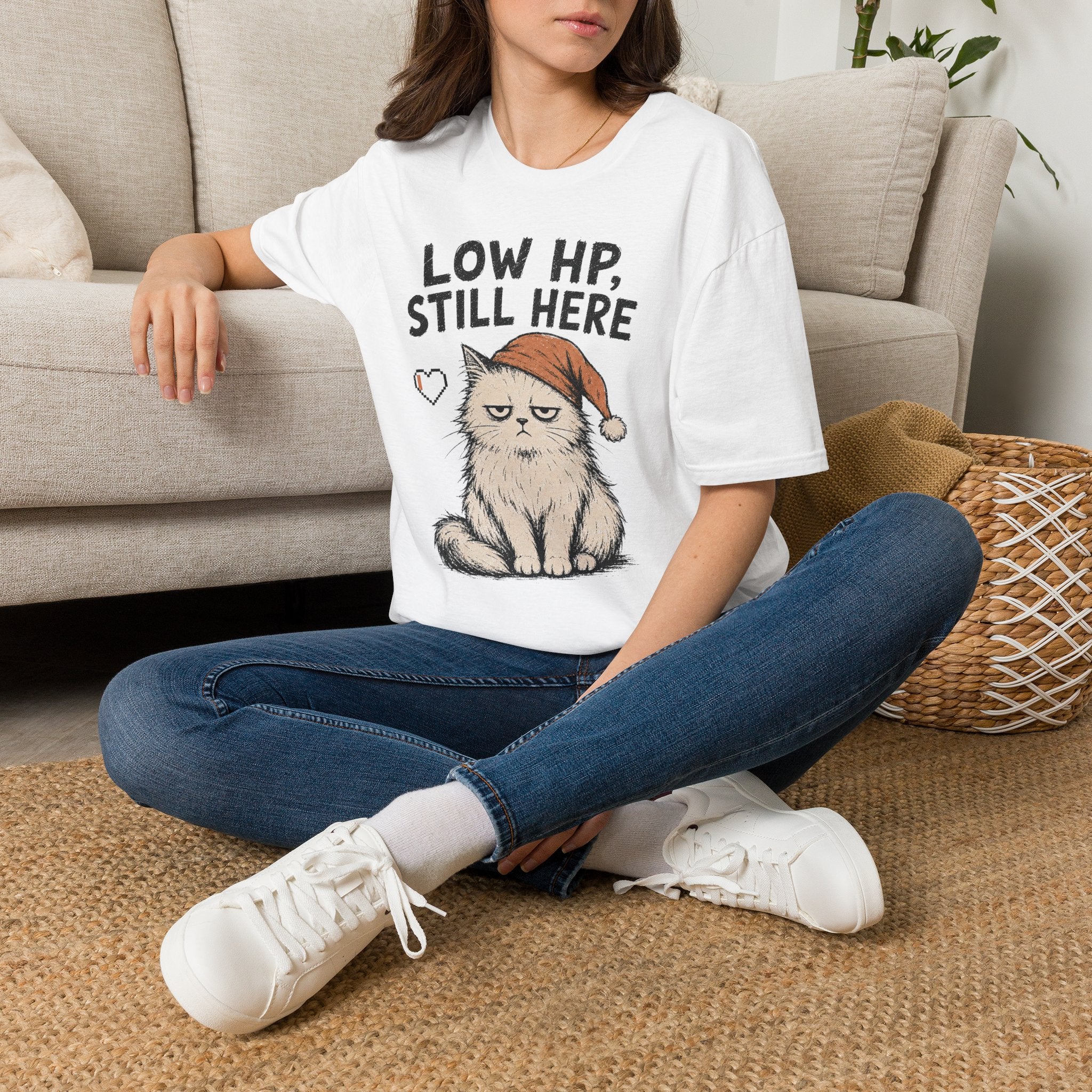 Low HP Still Here Sleep Cap T-SHIRT