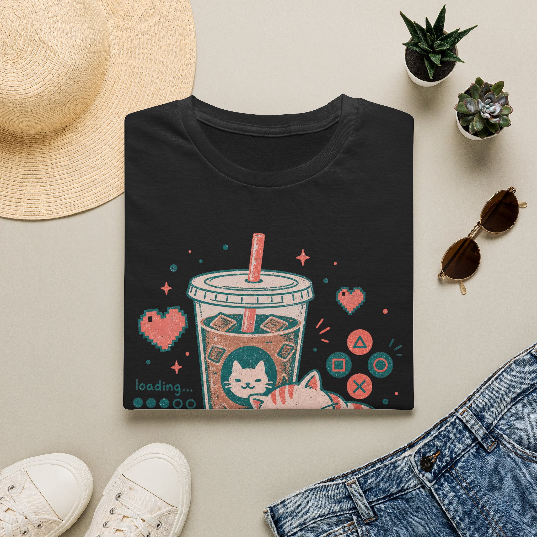 Coffee First Quest Later T-SHIRT