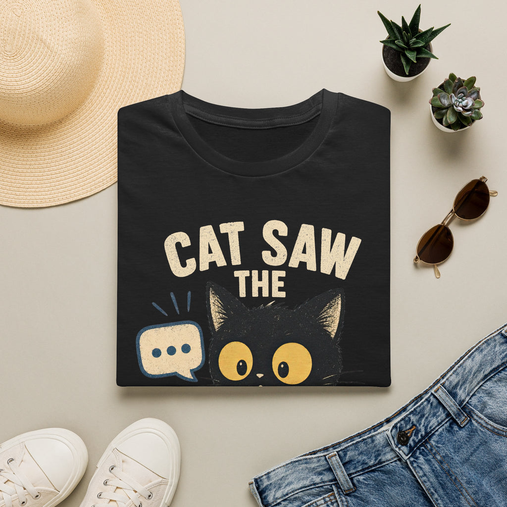 Cat Saw The Group Chat T-SHIRT