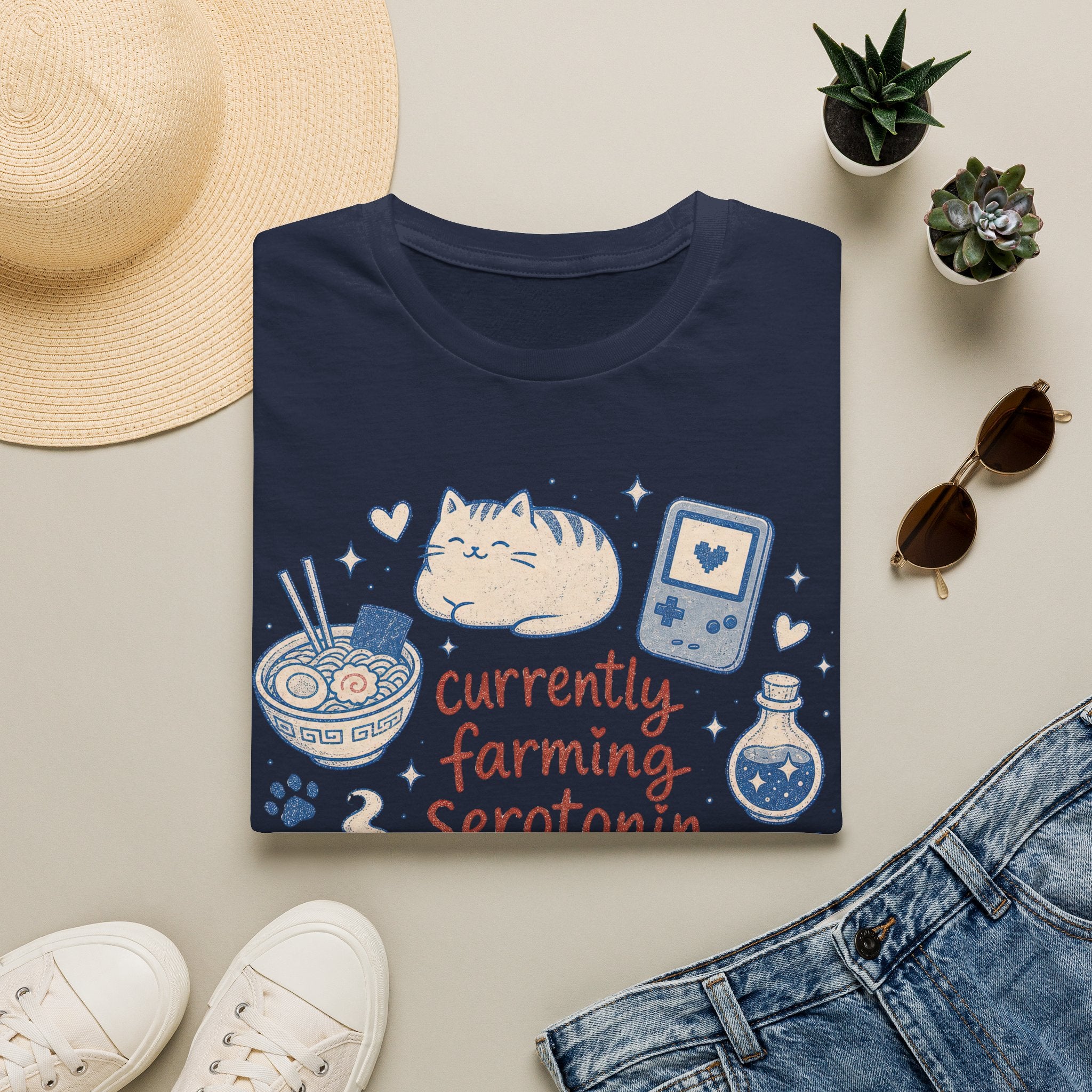 Currently Farming Serotonin T-SHIRT