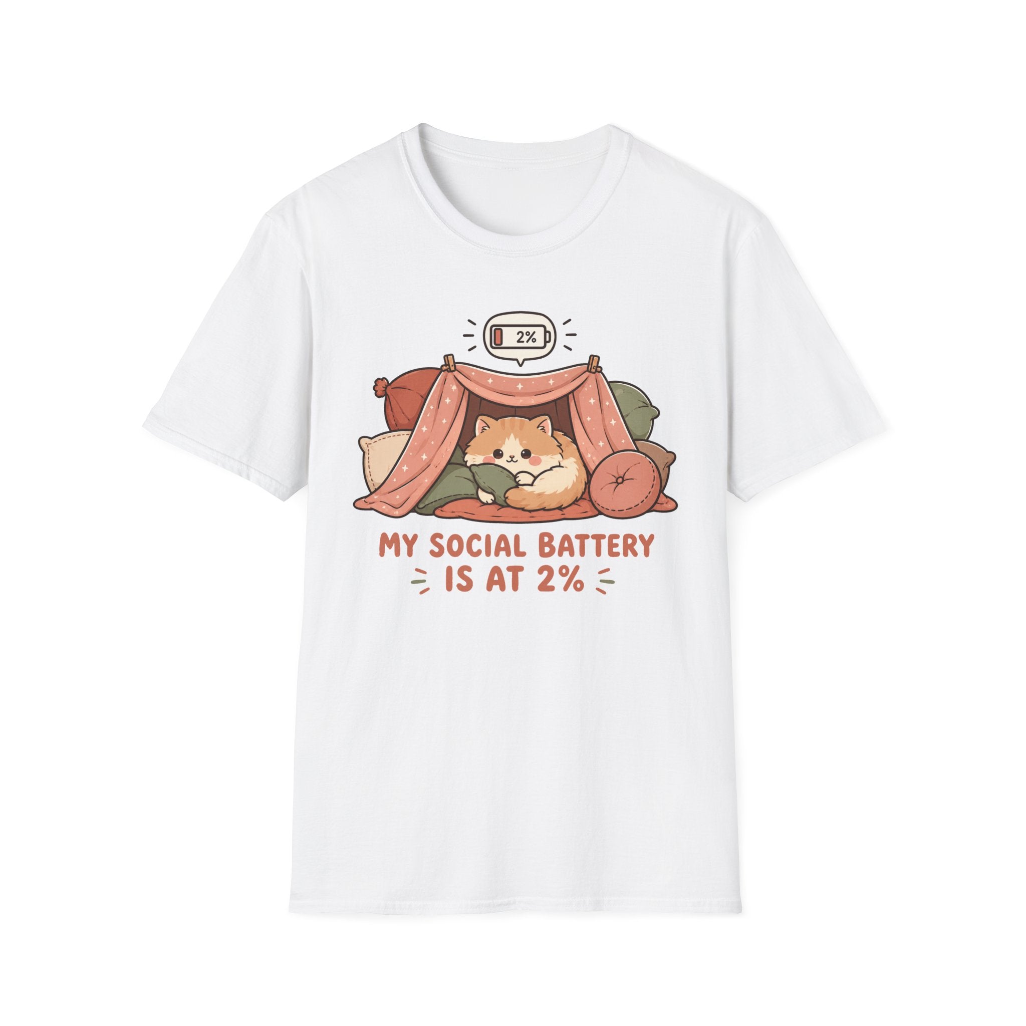 My Social Battery is at 2% T-shirt