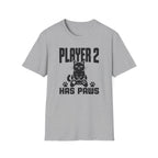 Player 2 Has Paws T-shirt
