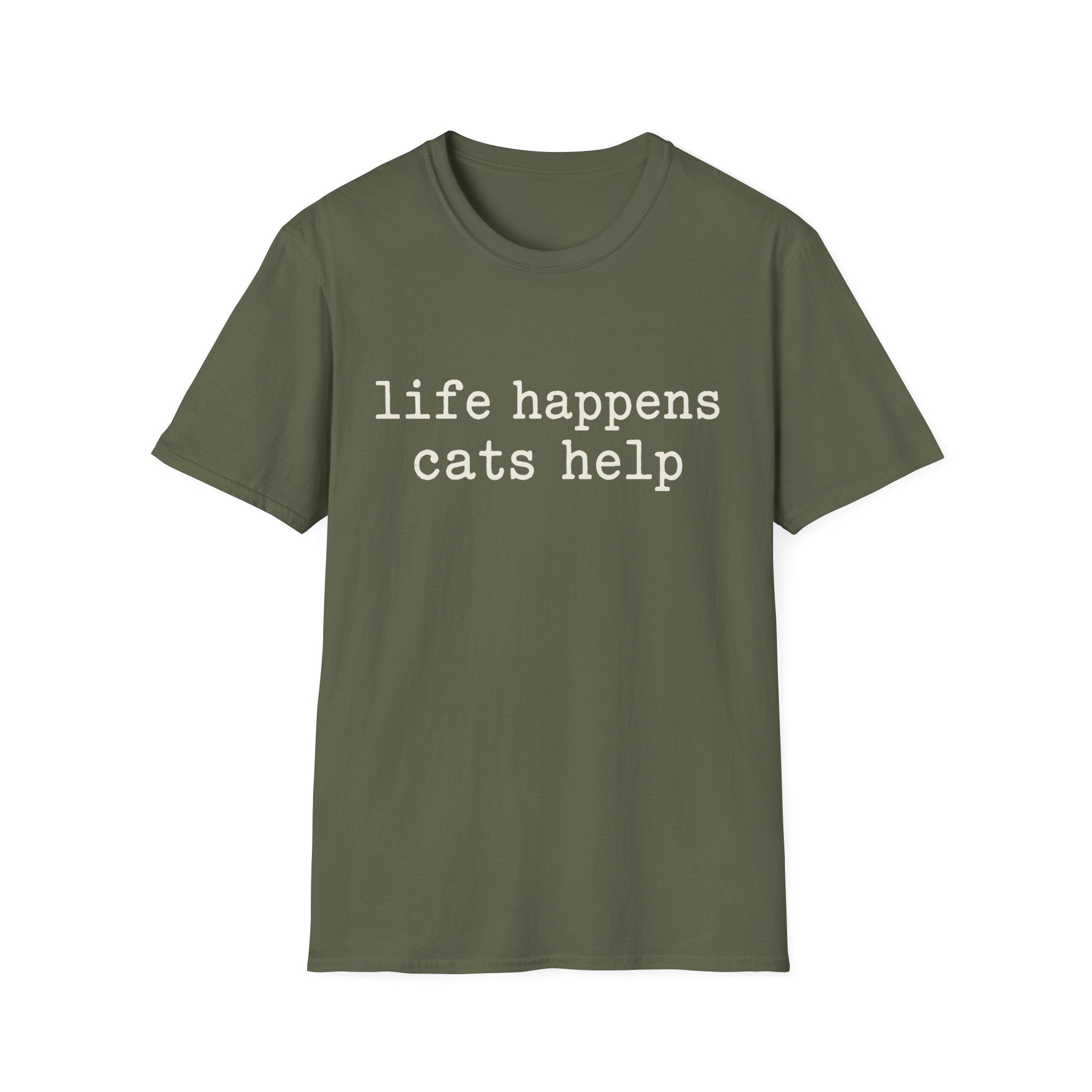 Life Happens Cats Help T-SHIRT
