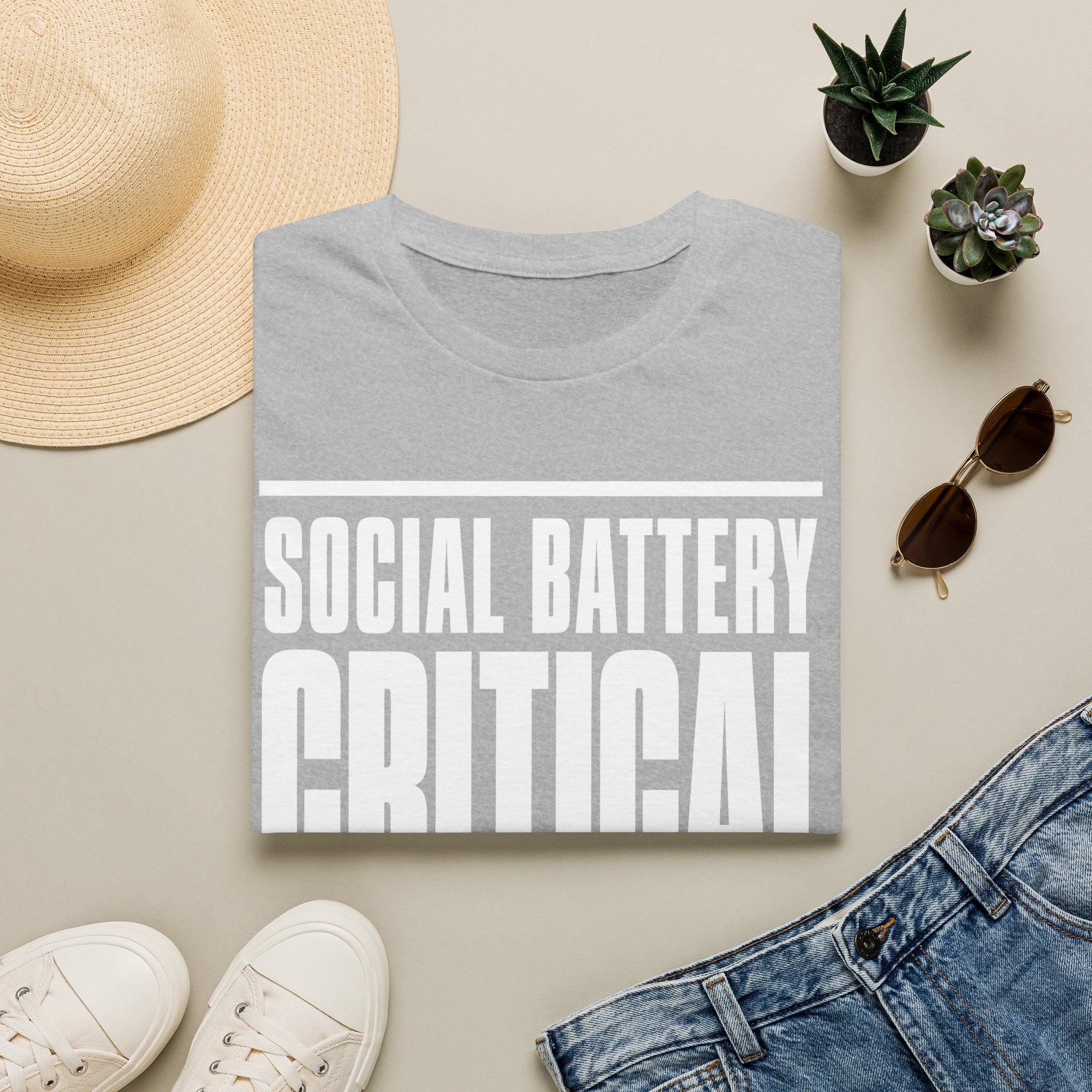 Social Battery Critical - Do Not Perform Side Quests T-shirt