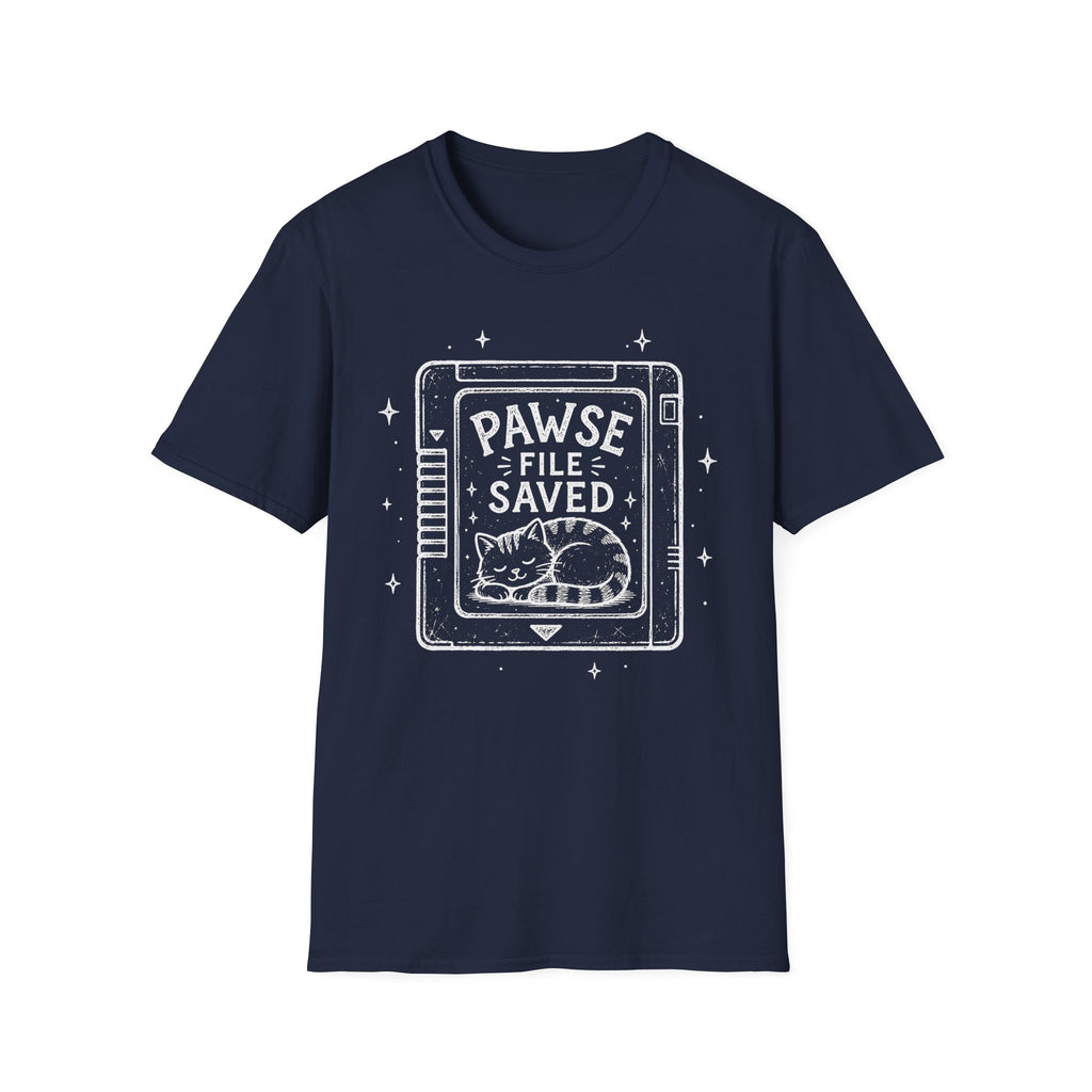 Pawse File Saved T-shirt