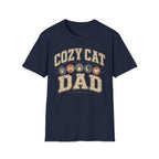 Cozy Cat Dad T-shirt