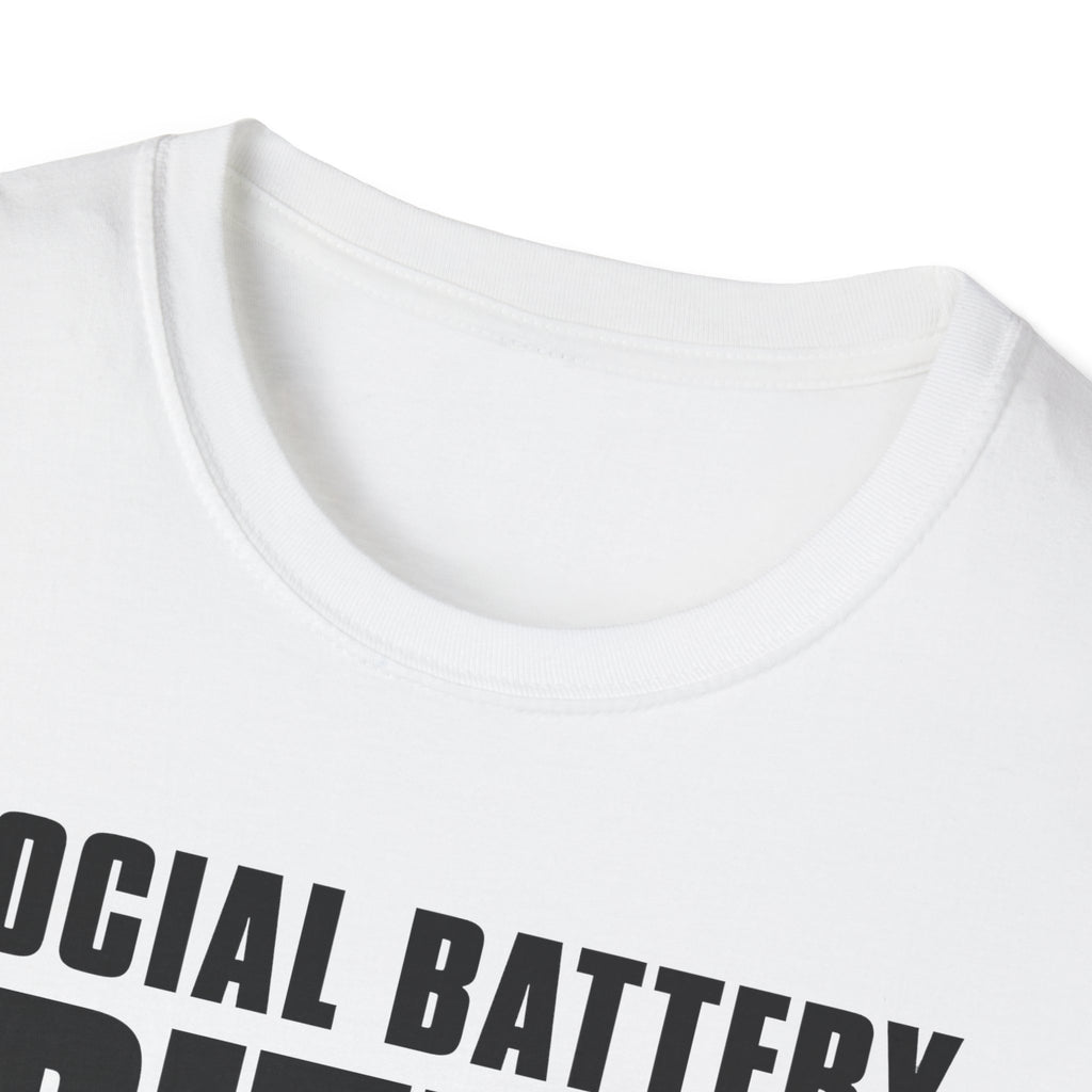 Social Battery Critical T-shirt