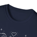 Tiny Cat Between Controllers T-shirt
