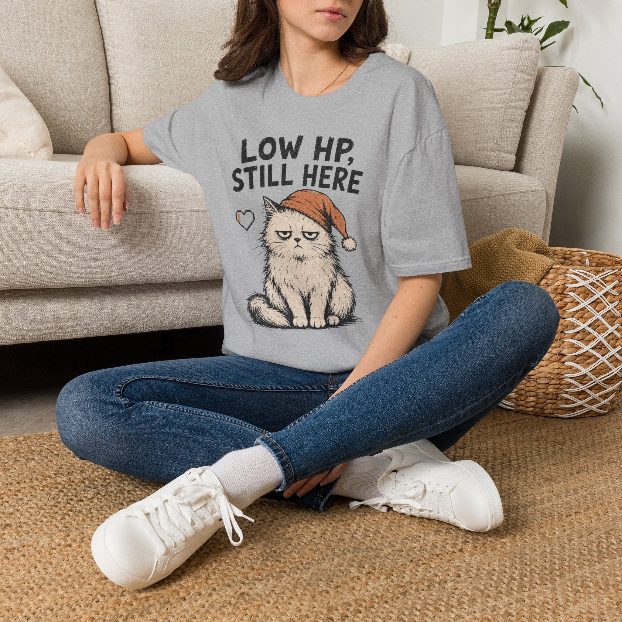 Low HP Still Here Sleep Cap T-SHIRT