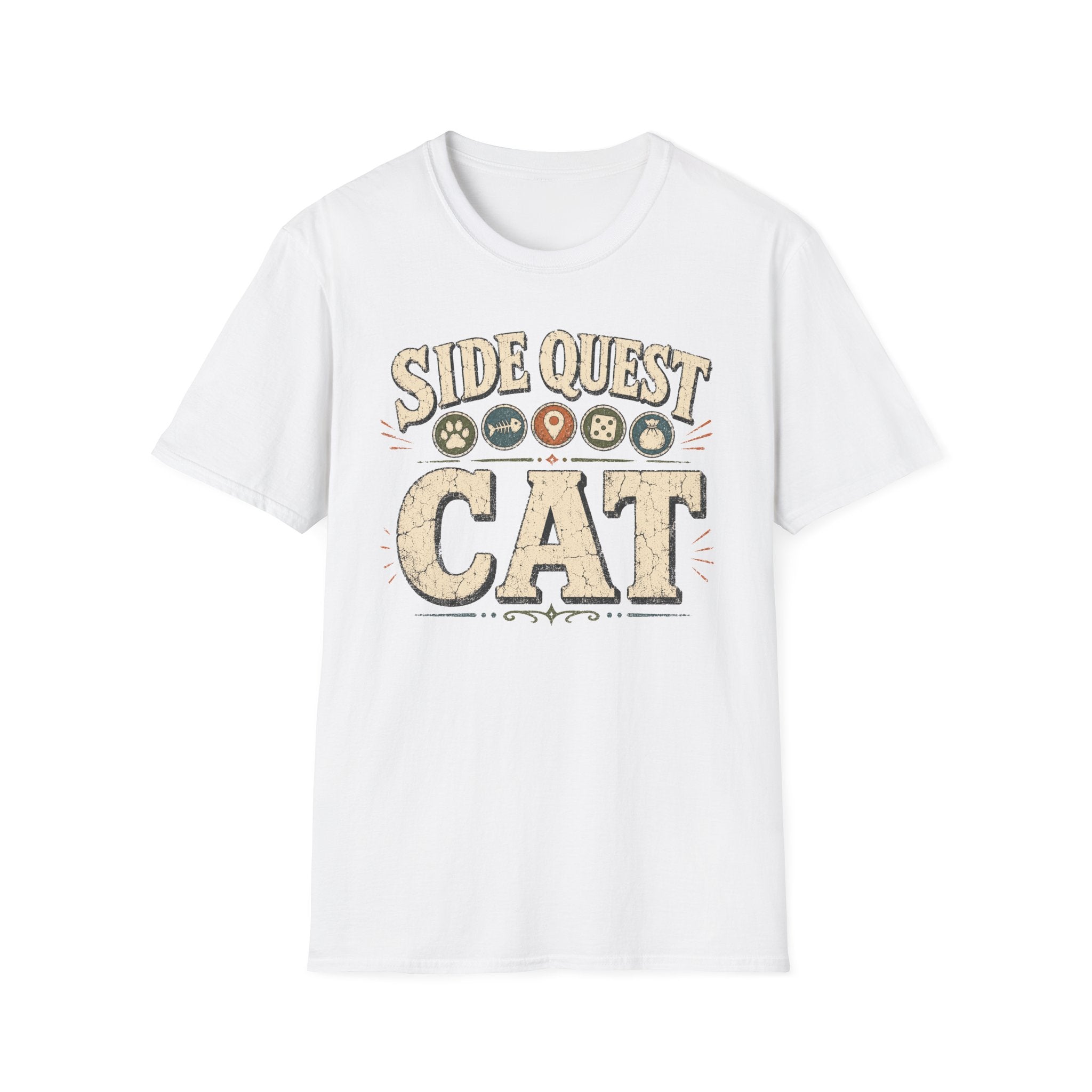 Side Quest Cat T-shirt