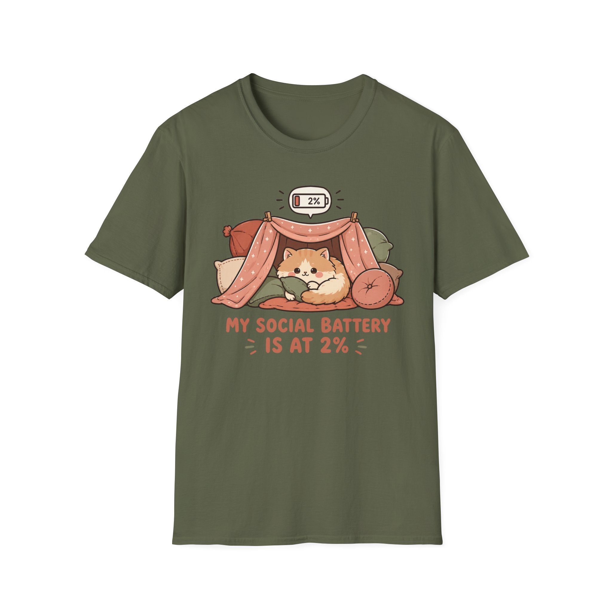 My Social Battery is at 2% T-shirt
