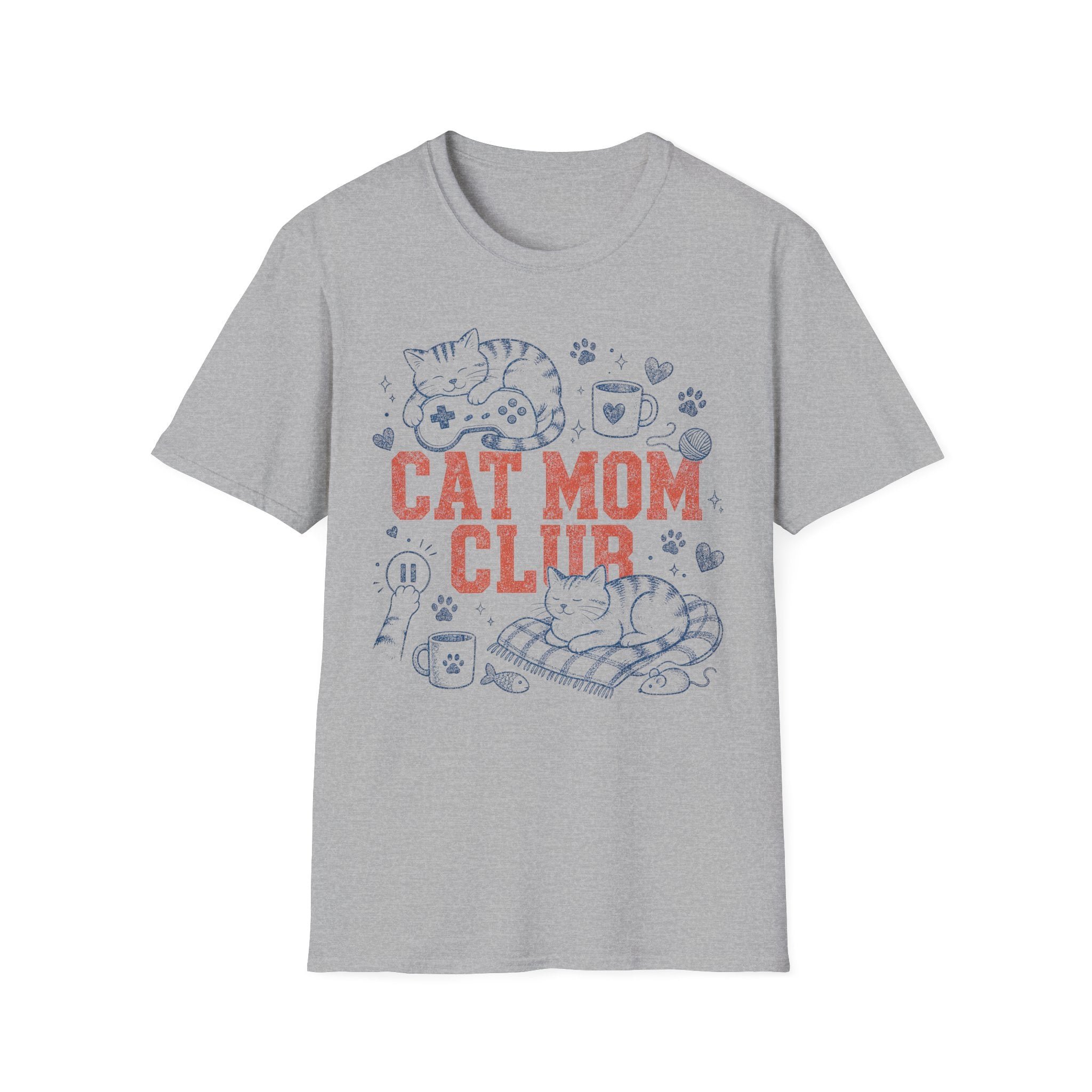 Cat Mom Club T-SHIRT