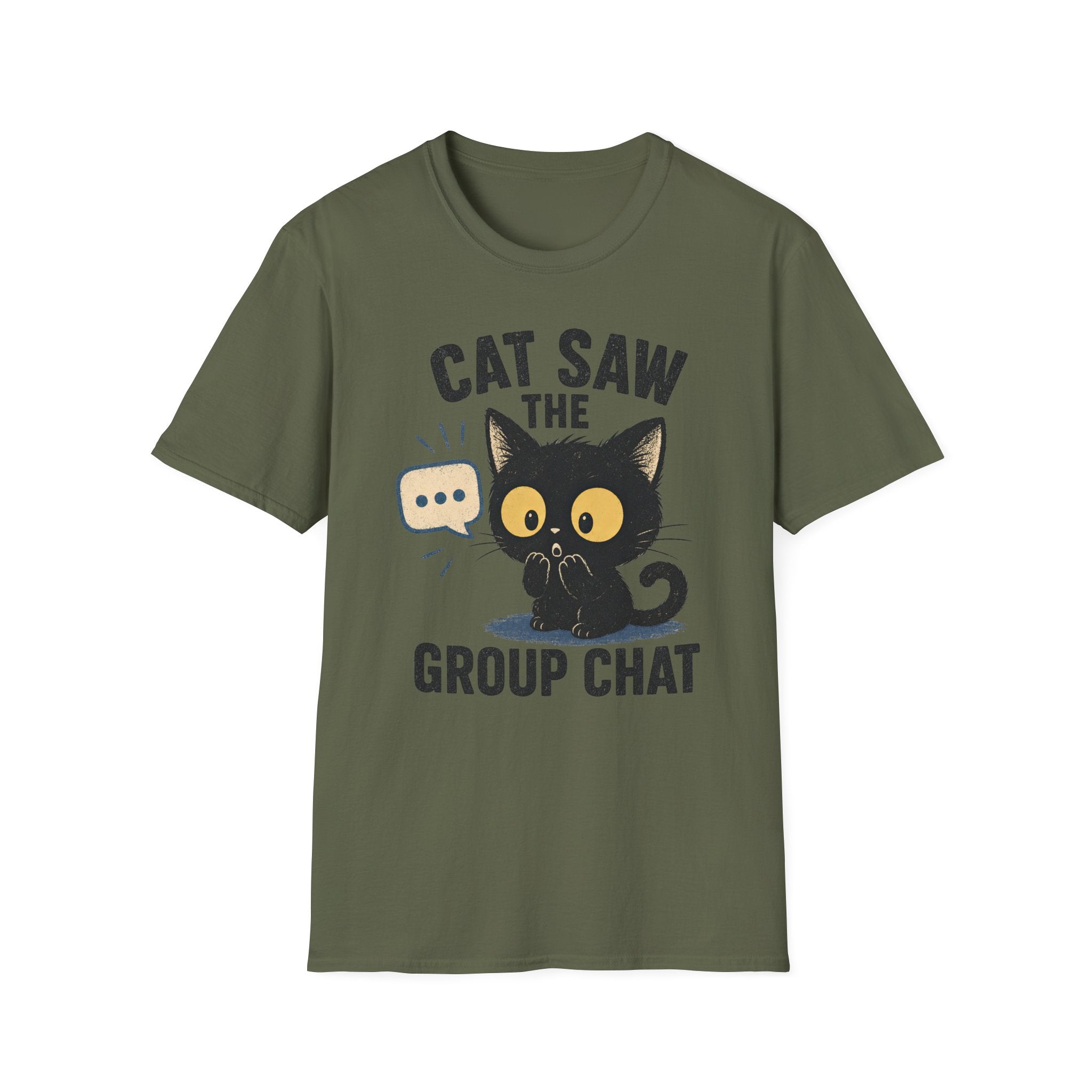 Cat Saw The Group Chat T-SHIRT
