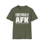 Emotionally AFK - Pet Cat To Continue T-shirt